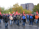 Protestmarsch der Bremer Kolleginnen und Kollegen vom Tor 7 zum Kundgebungsort "Berliner Freiheit" 