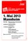 1. Mai Plakat Mannheim