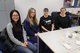 Xiaomeng Zhang, Jasmin Niebergall, Jasmin Eslauer und Veronika Hils (v.l.n.r.) im Frauencafé Geb. 5