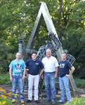 von links nach rechts: Gunnar Wilhelm, Frank Hoffmann, Alfons Adams, Sven Wieck
