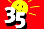 logo der 35-Stunden-Woche mit Sonne