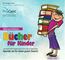 Vorschaubild: ProCent Plakat: illustrierter Junge mit Büchern auf dem Arm - bunt und farbenfroh