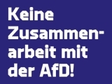 #klareKatnte - Keine Zusammenarbeit mit der AfD!